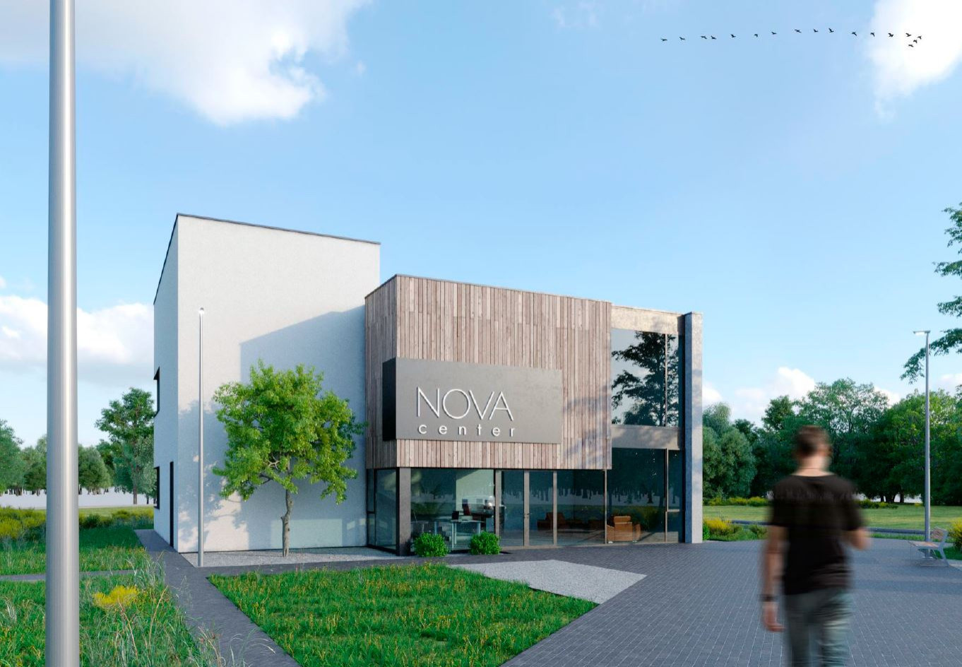 Здание для офиса небольшой IT компании