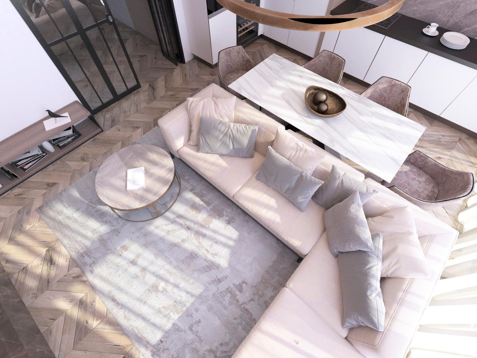 Дизайн-проект 4х комнатной квартиры г. Москва, ЖК Кутузов Life