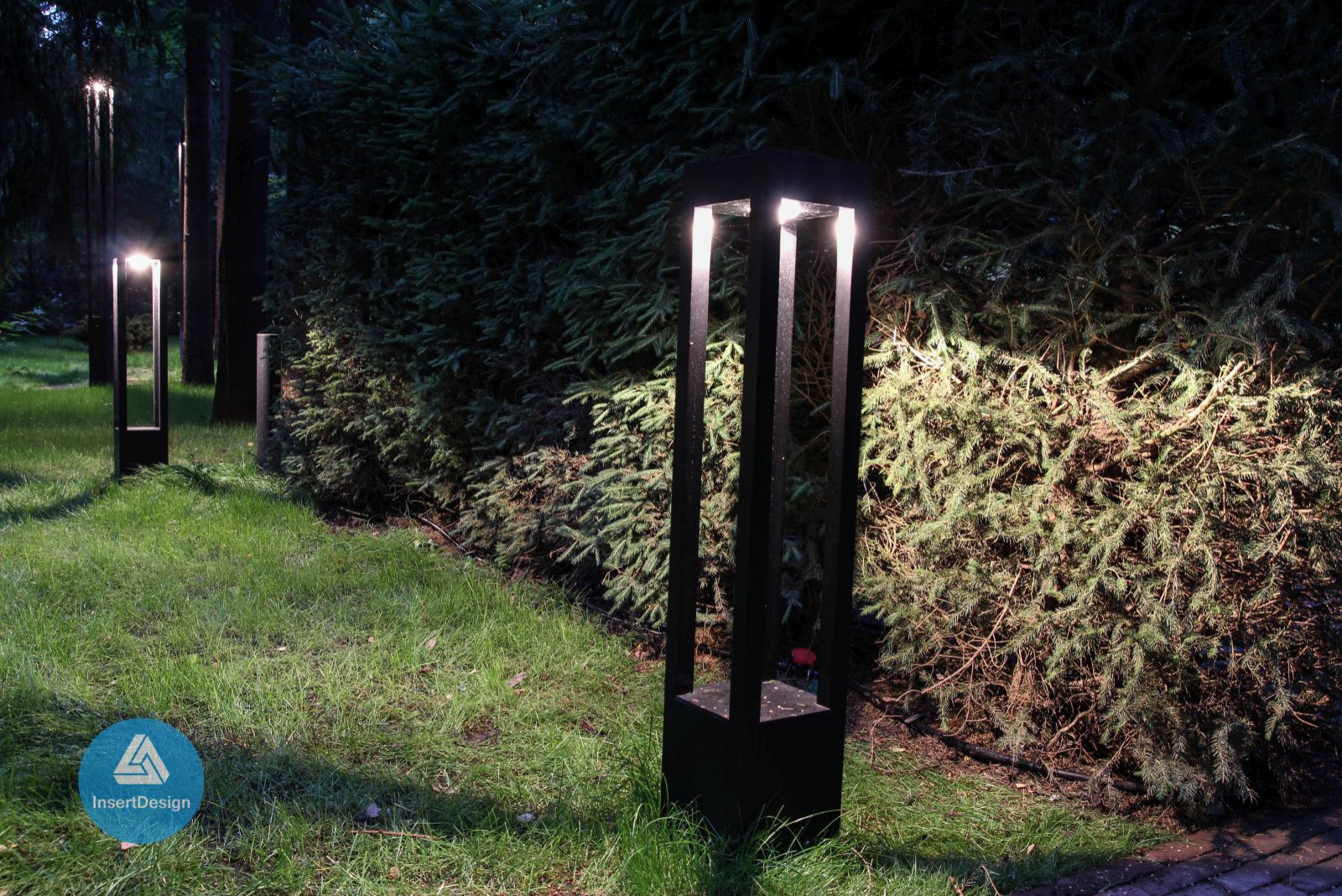 Ландшафтное освещение участка в КП Фортуна, Подмосковье