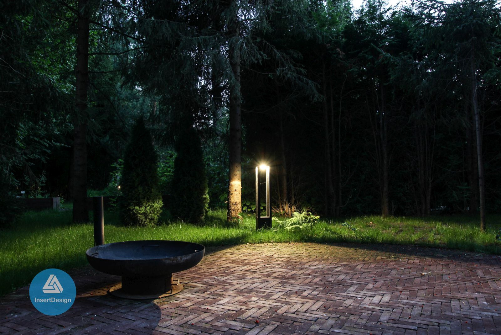 Ландшафтное освещение участка в КП Фортуна, Подмосковье