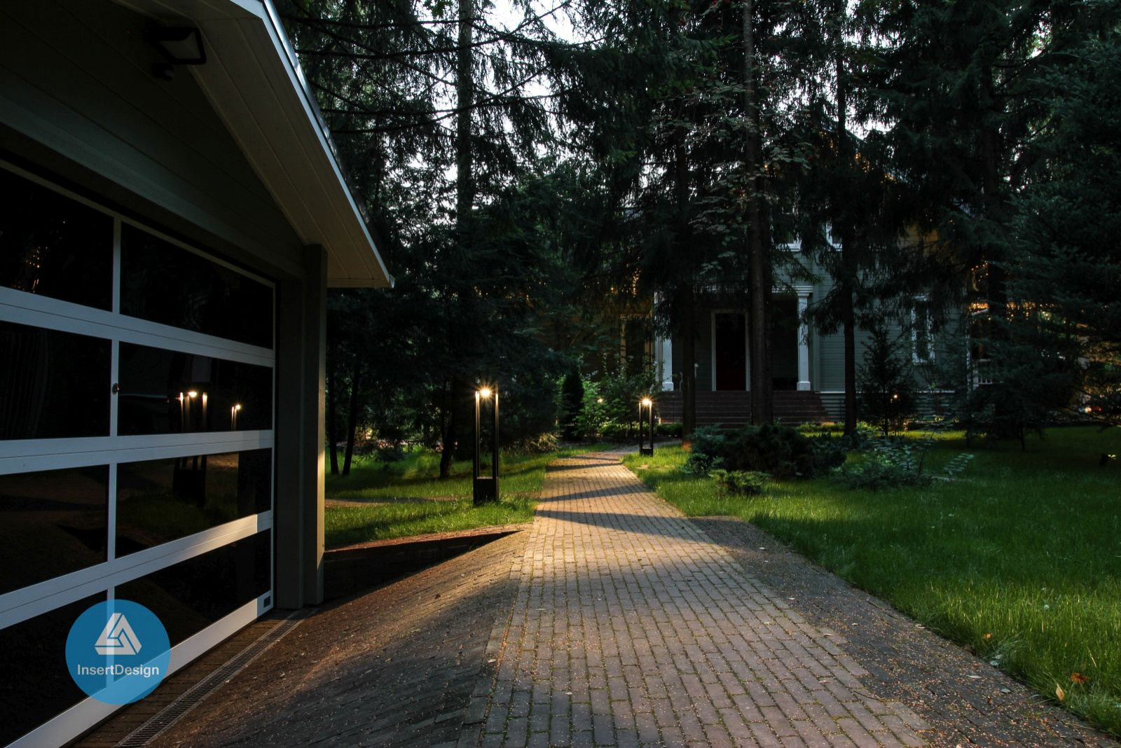 Обложка проекта: Ландшафтное освещение участка в КП Фортуна, Подмосковье