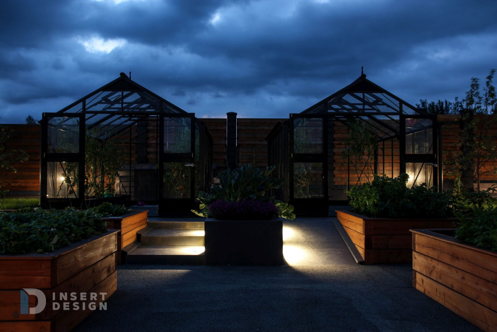 Ландшафтное освещение территории загородного дома в Степаньково, Подмосковье