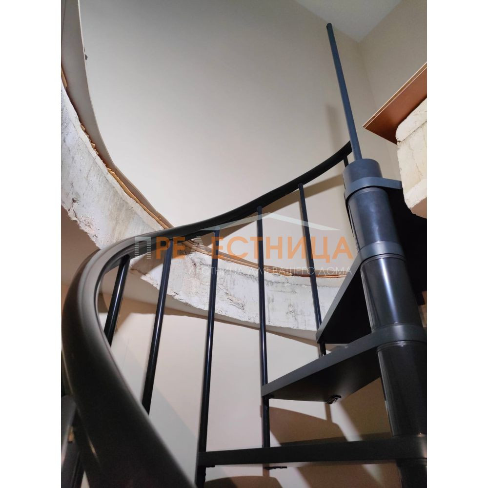 Винтовая лестница Calgary антрацит