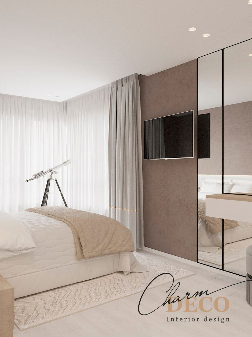 Спальня с современном стиле