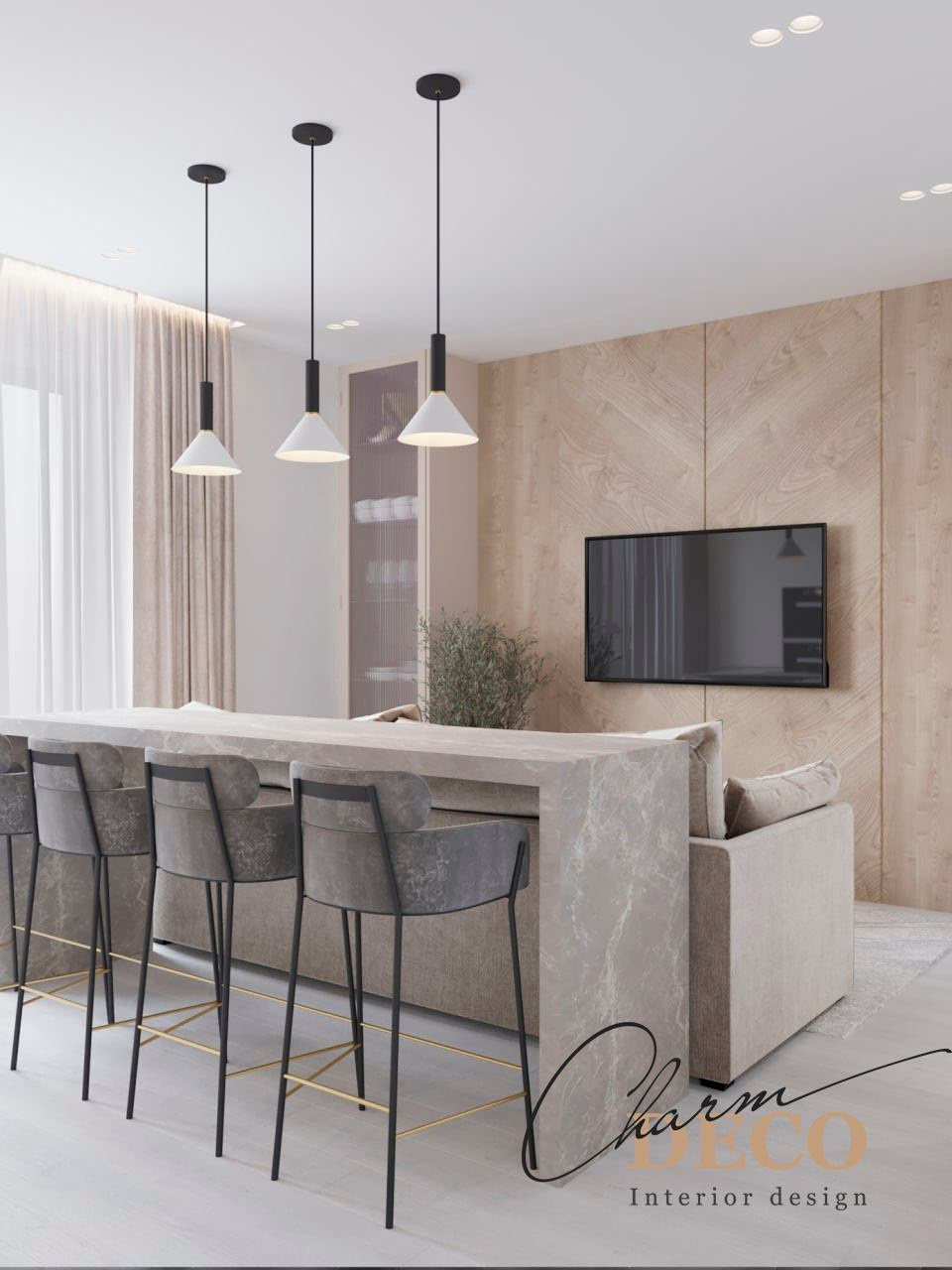 Гостиная в современном стиле