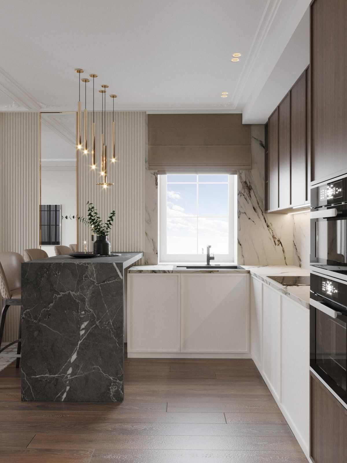 Кухня в стиле неоклассика