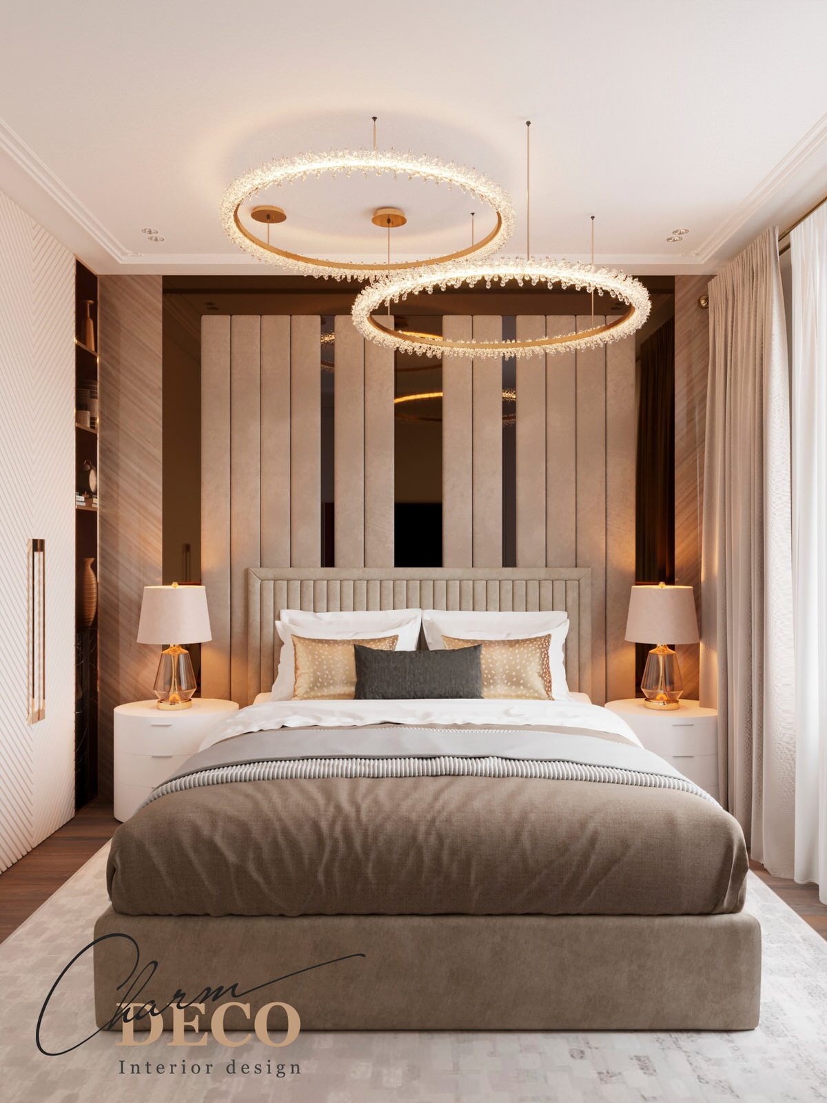 Спальня в стиле неоклассика