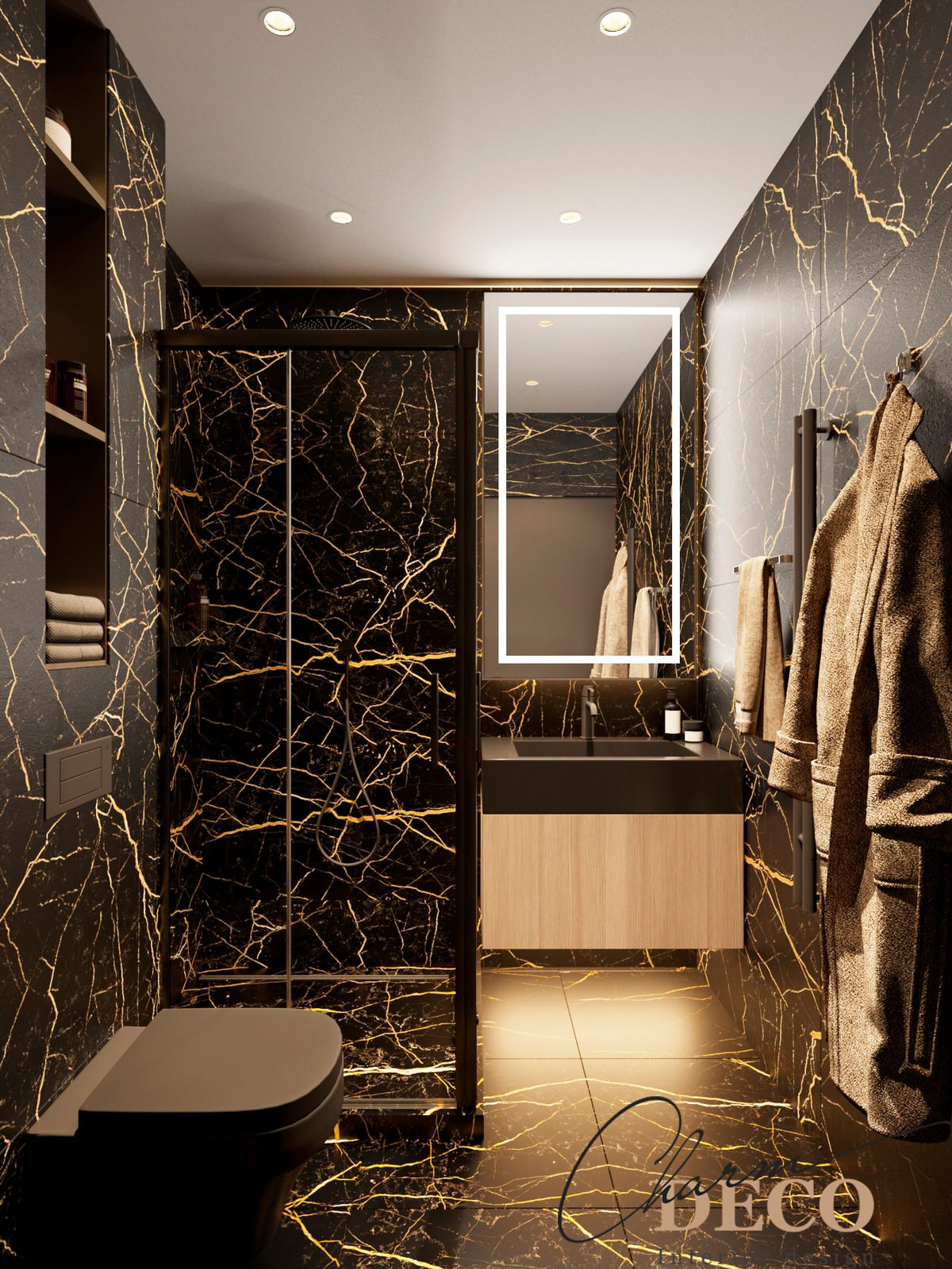 Ванная в стиле неоклассика