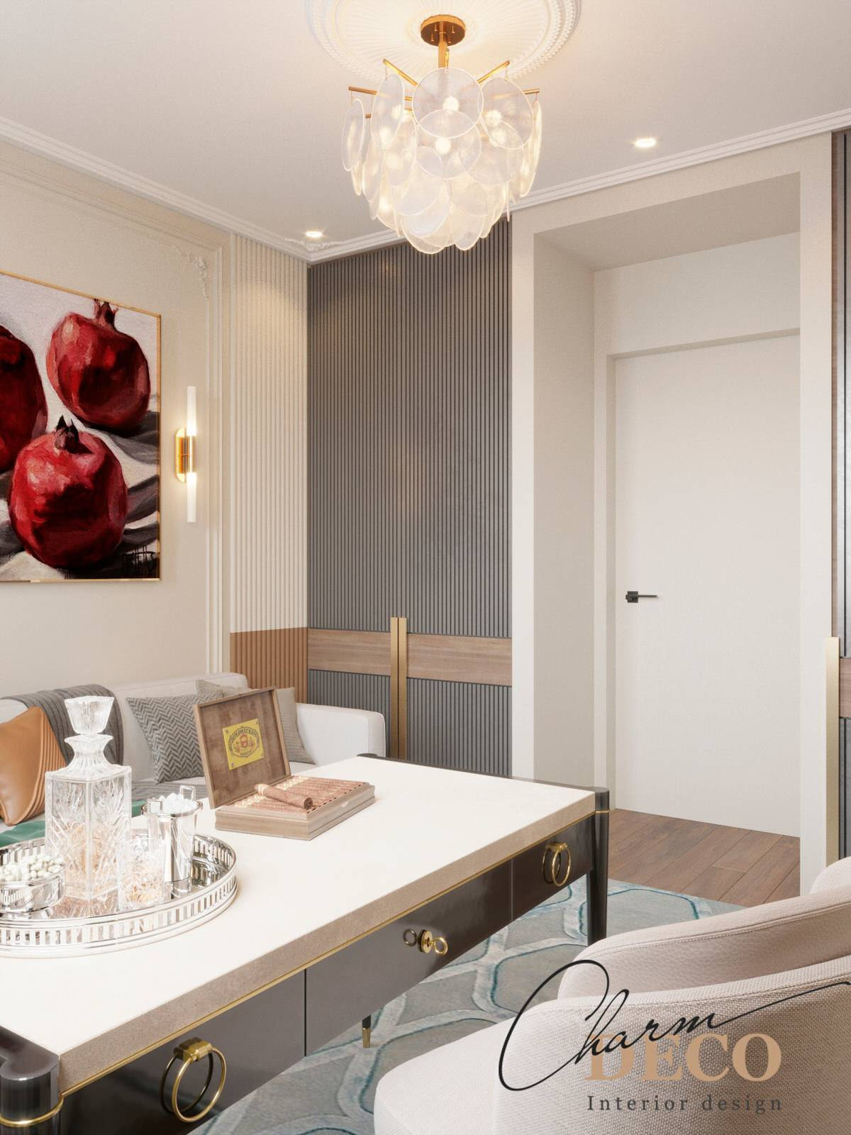 Гостинная в стиле неоклассика