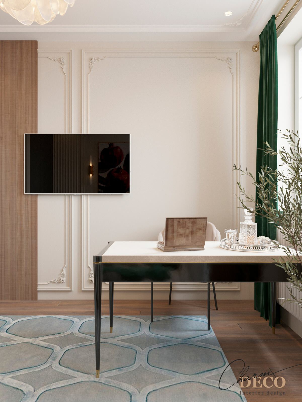 Гостинная в стиле неоклассика