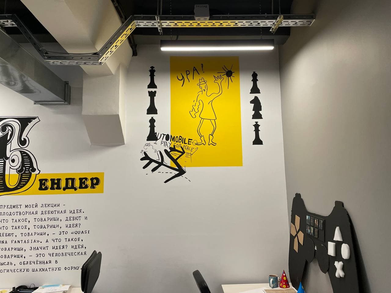 Роспись стен в офисе Dr.Jung