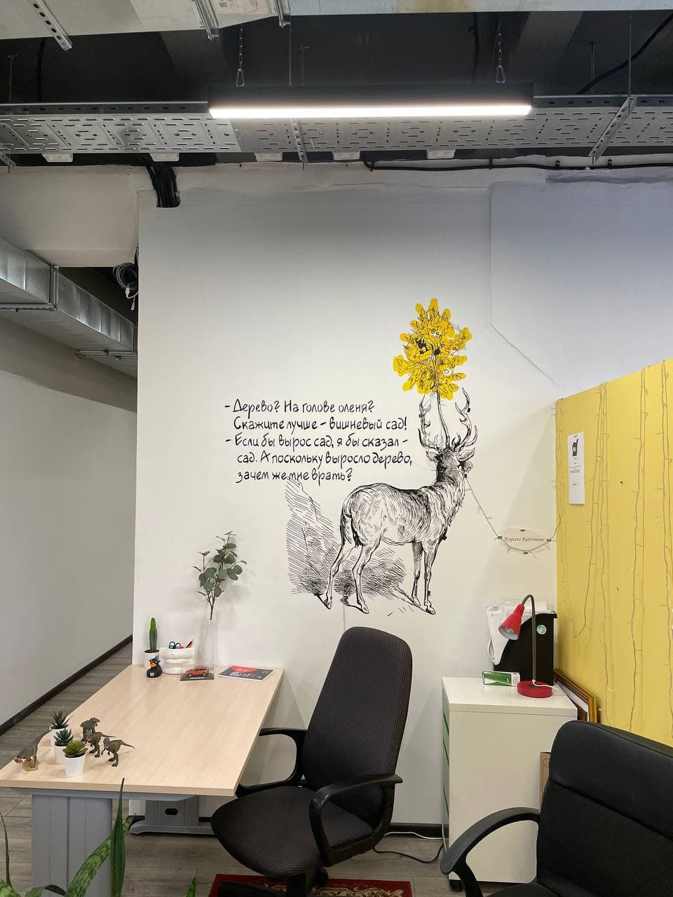 Роспись стен в офисе Dr.Jung