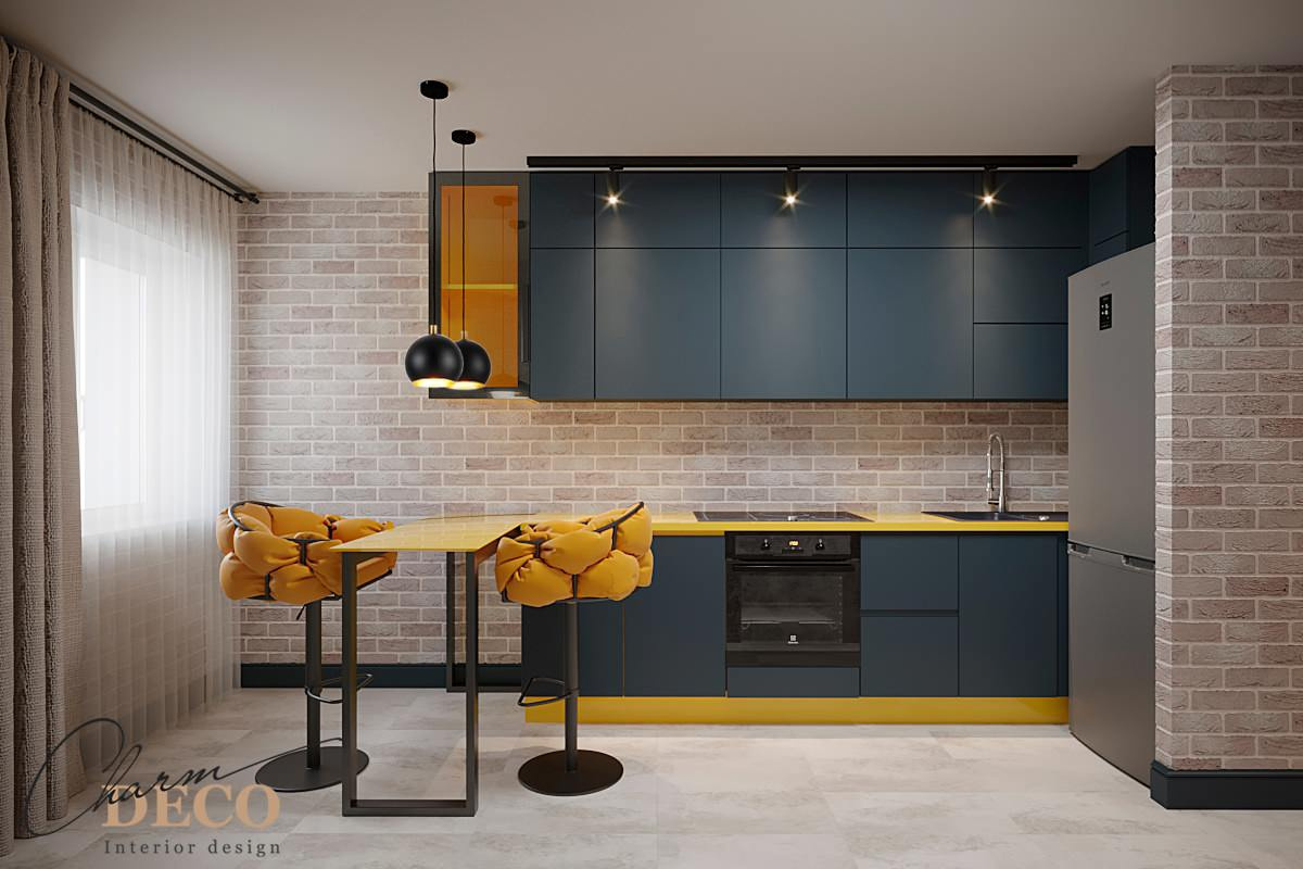 Кухня в стиле лофт