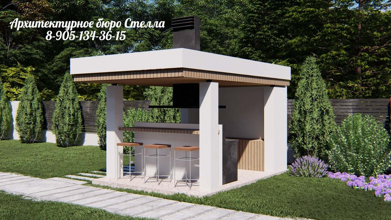 Обложка проекта: проект беседки "Пласкетта"