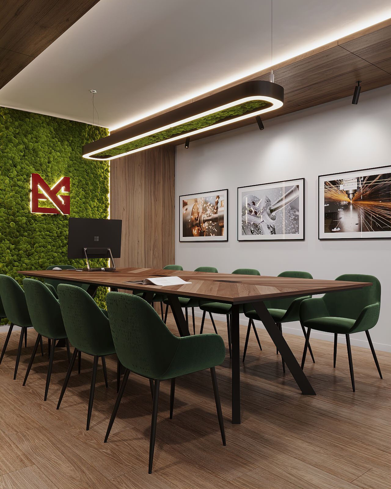 Дизайн проект офиса 105м