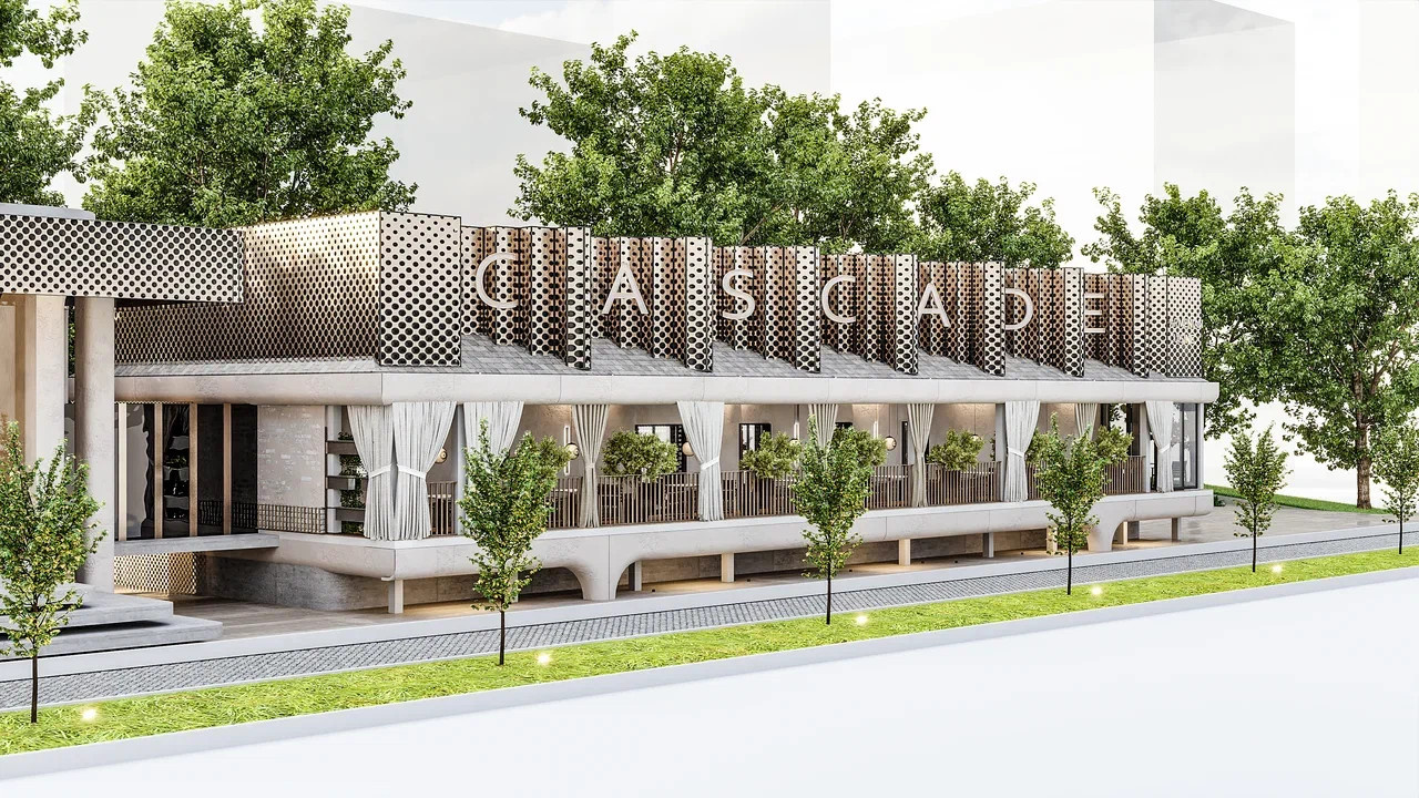 Cascade exterior