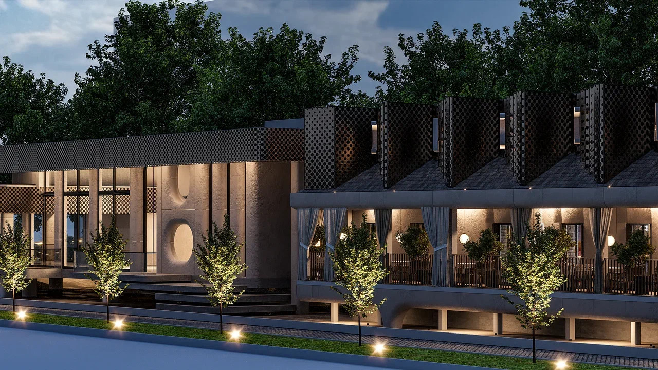 Cascade exterior