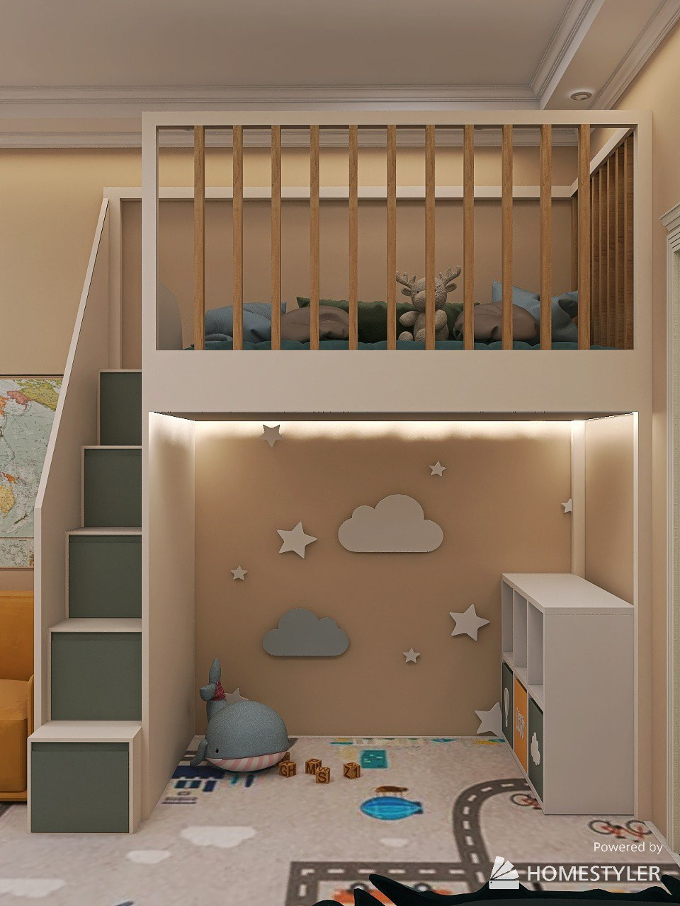 Современная классика для молодой пары с ребенком