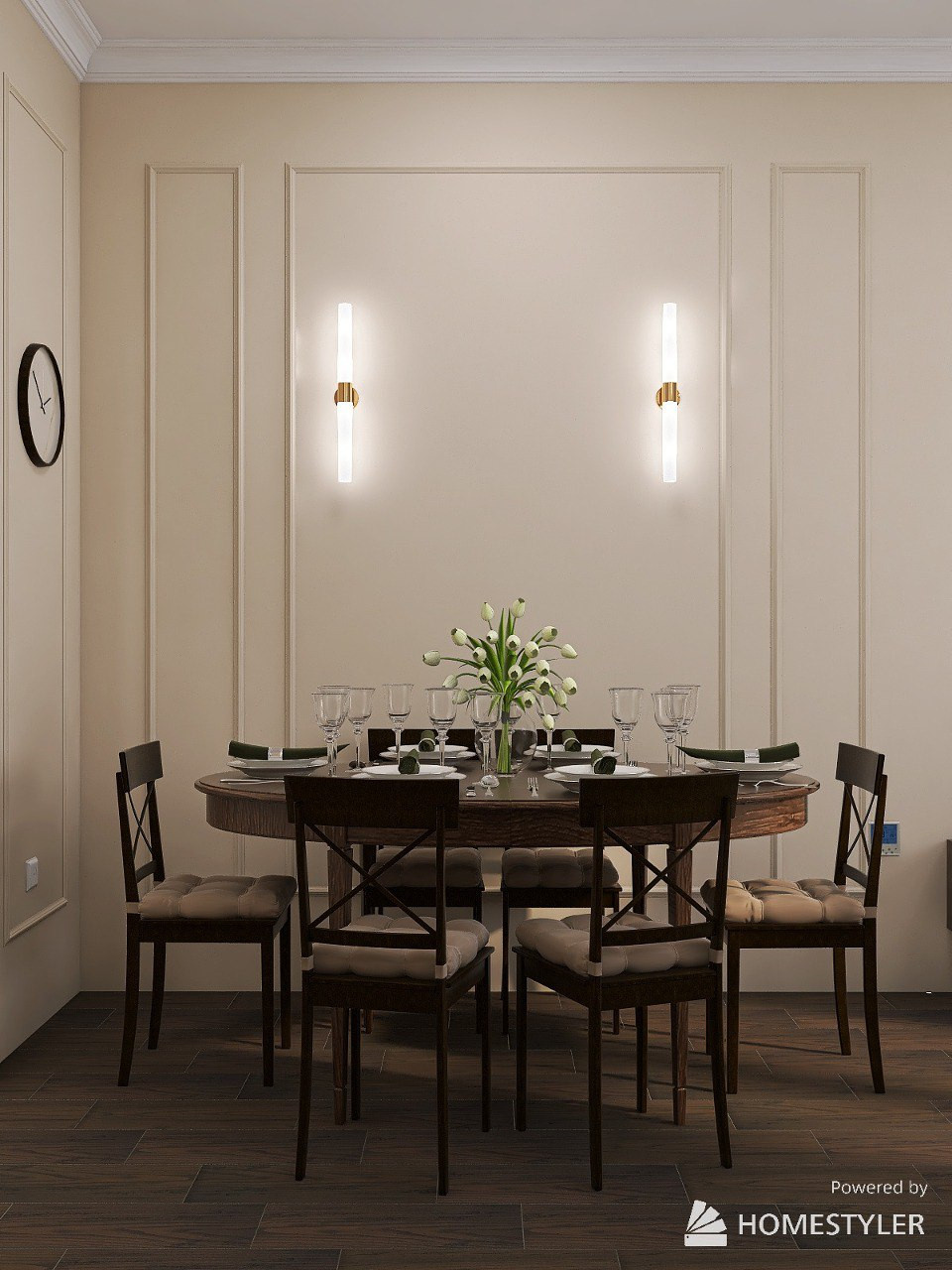 Современная классика для молодой пары с ребенком