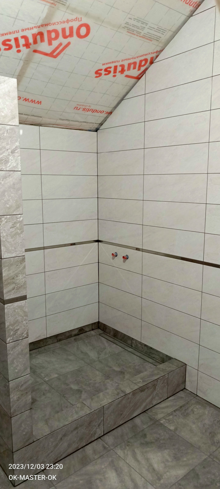 Ремонт мансардного этажа. Санузел