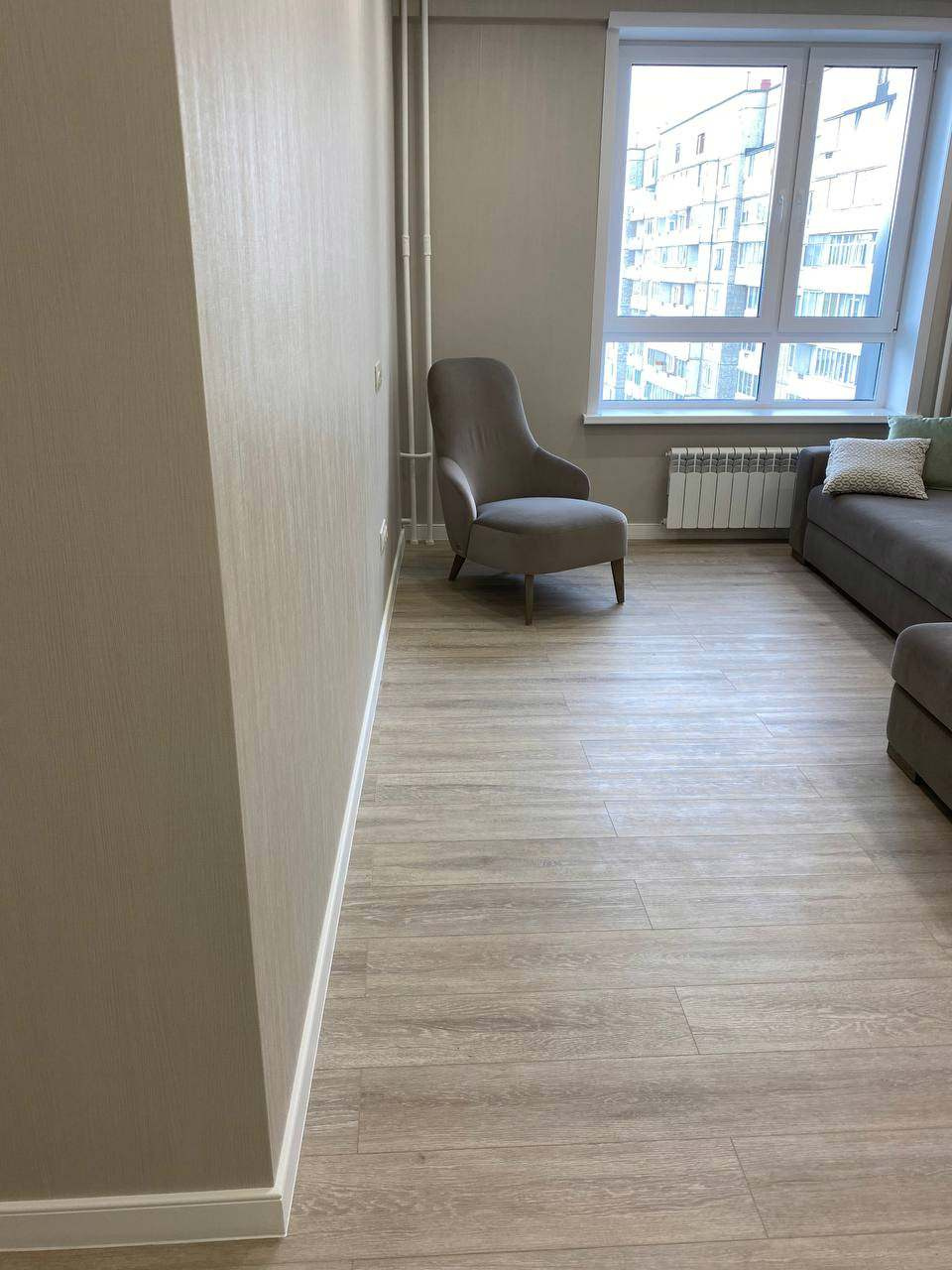 Двух комнатная квартира под ключ по адресу Ладо Кецхавели 37