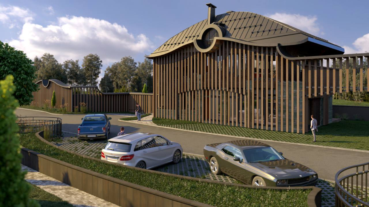 Administative building fo settlement                Администрация посёлка