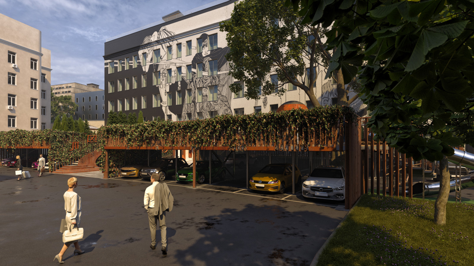 Apartmemt building reconstruction