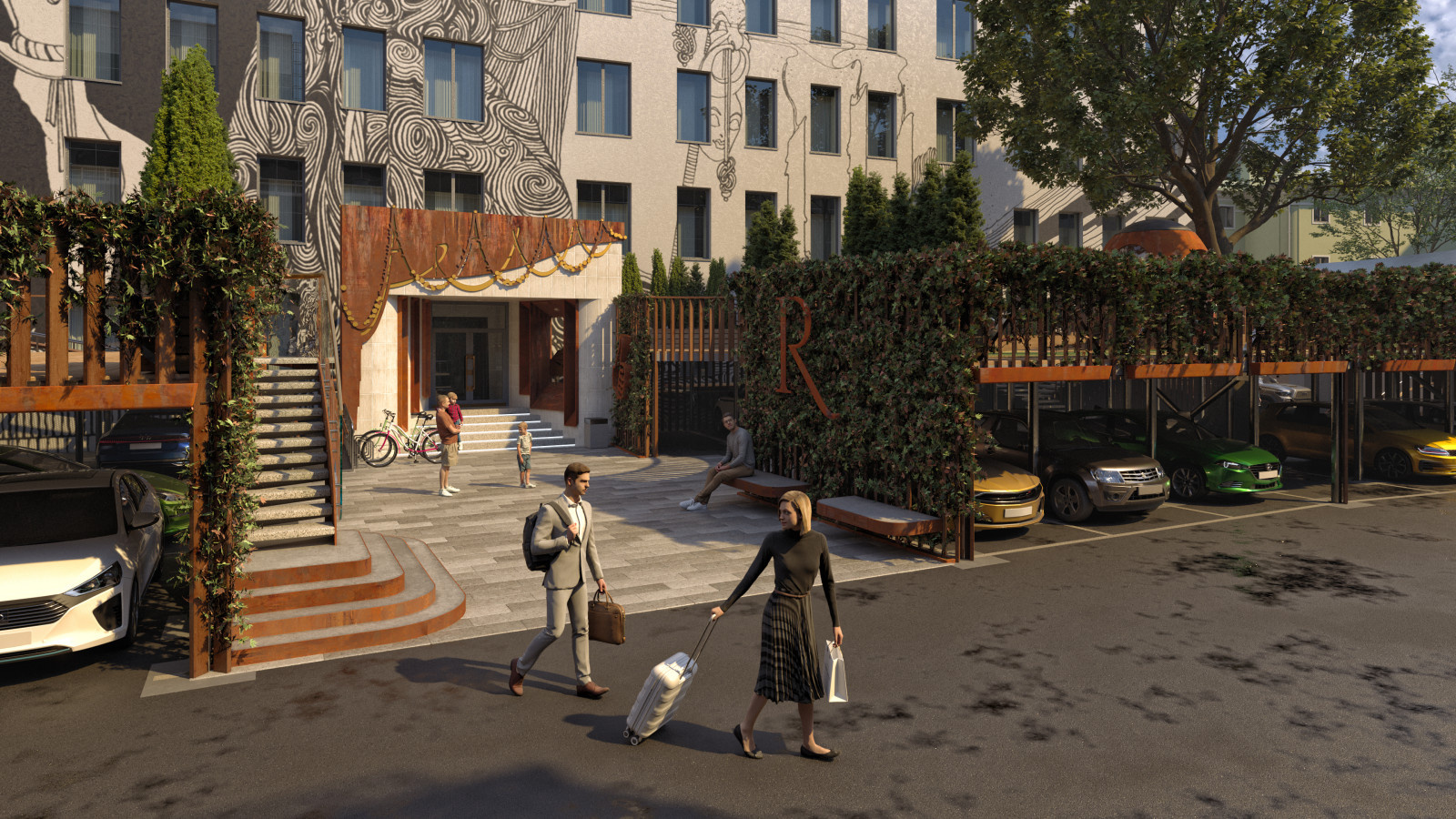 Apartmemt building reconstruction