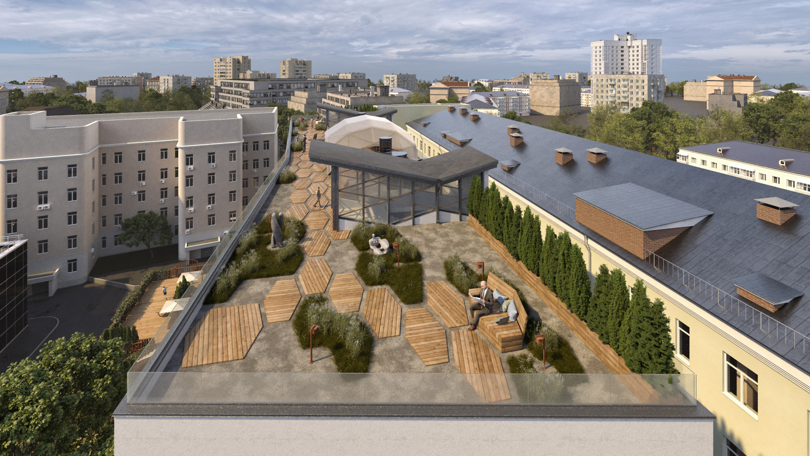 Apartmemt building reconstruction