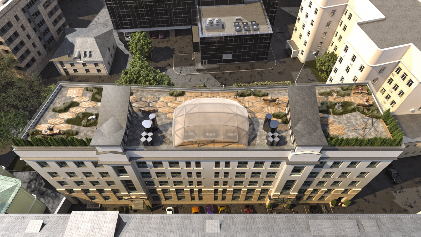 Apartmemt building reconstruction