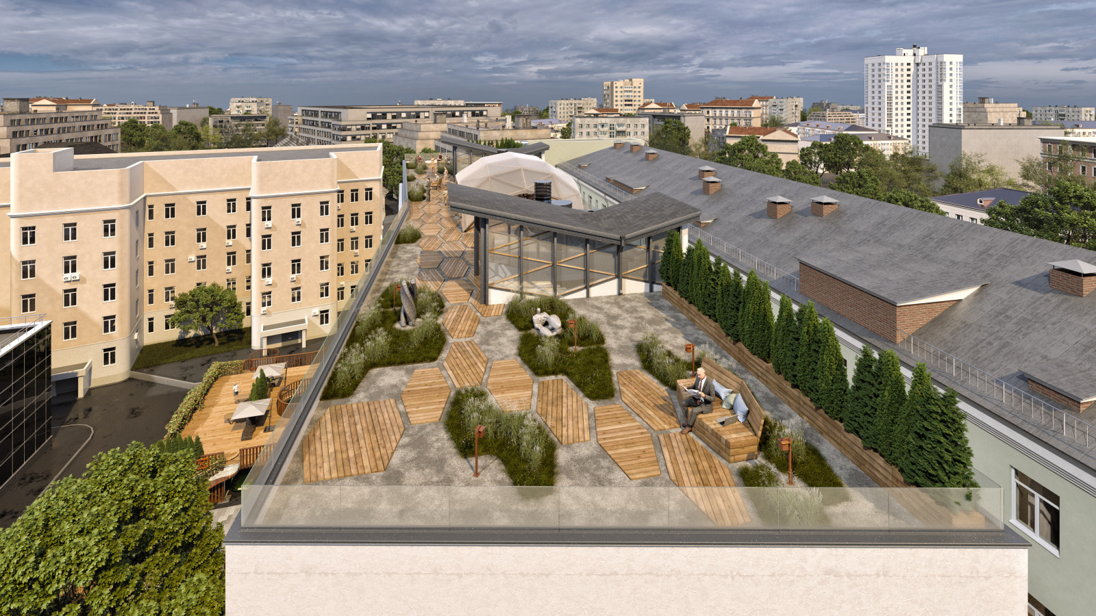 Apartmemt building reconstruction