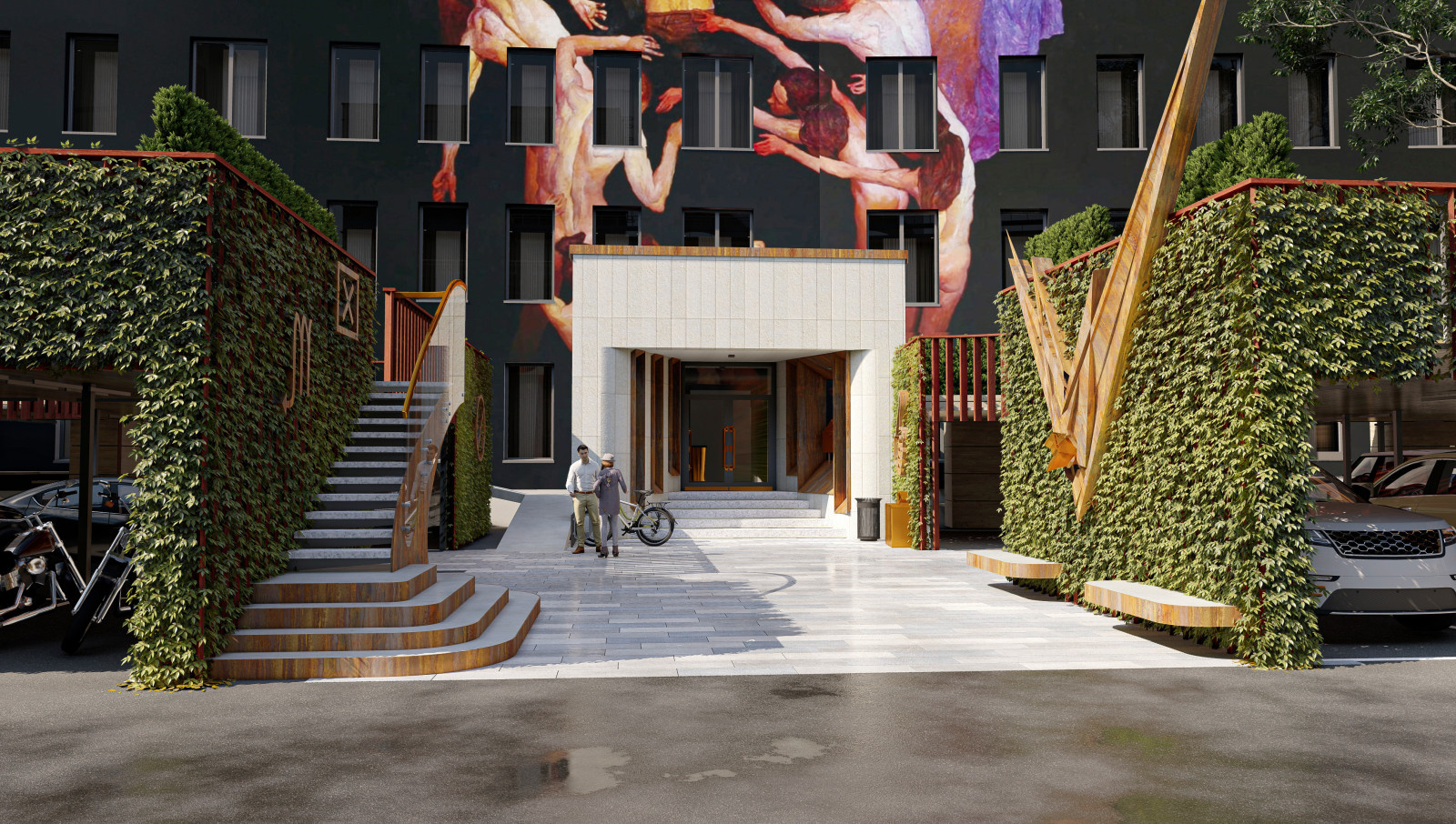 Apartmemt building reconstruction