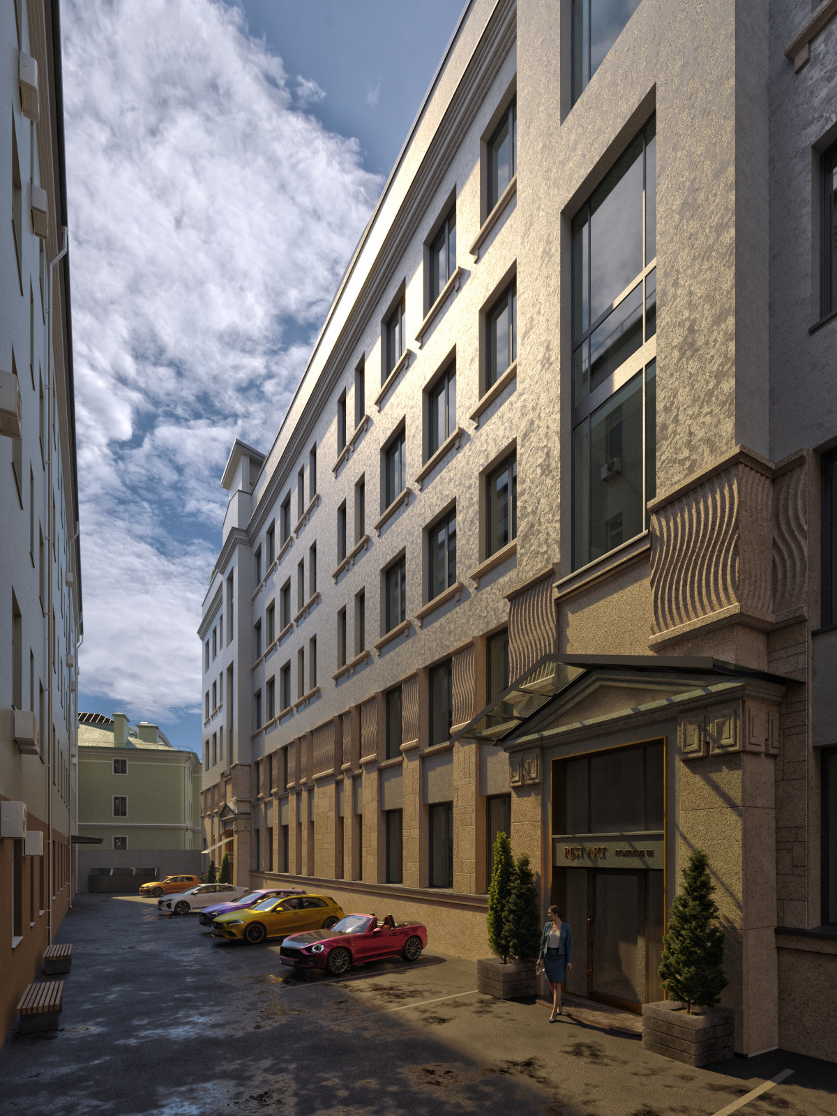 Обложка проекта: Реконструкция дома в ЦАО 2