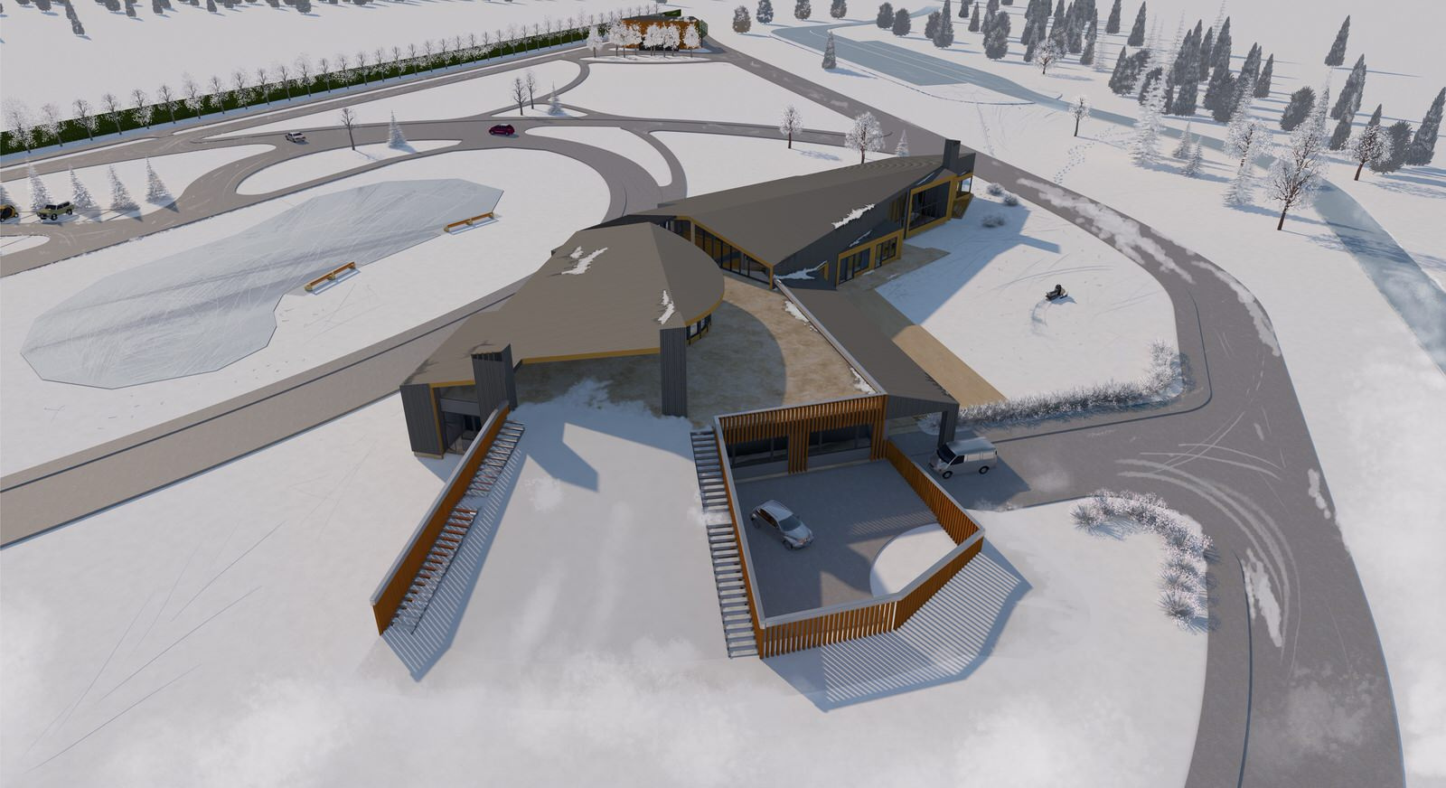 Ski running center     Центр беговых лыж