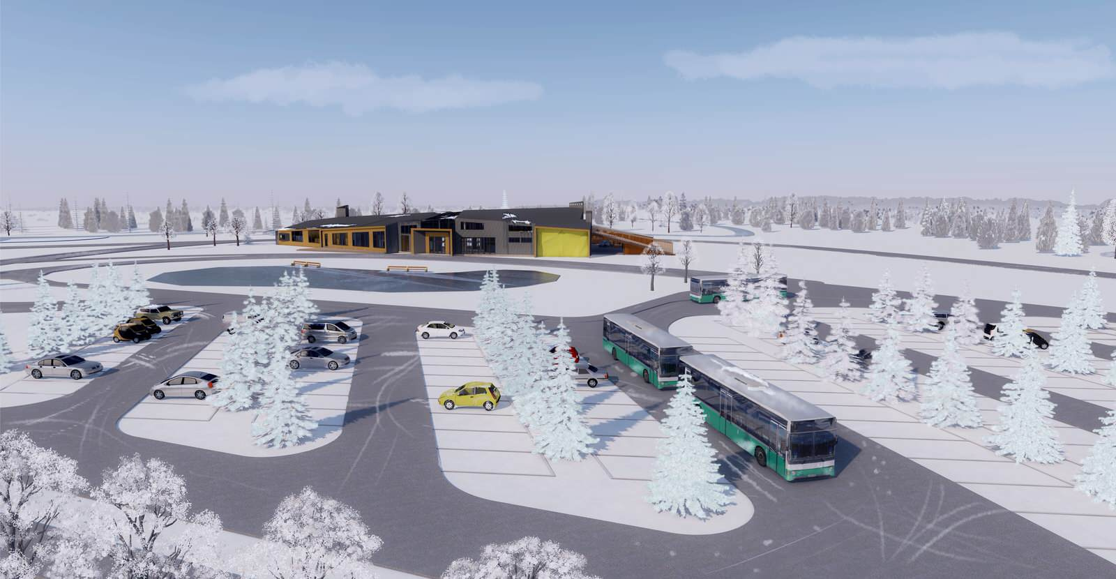 Ski running center     Центр беговых лыж
