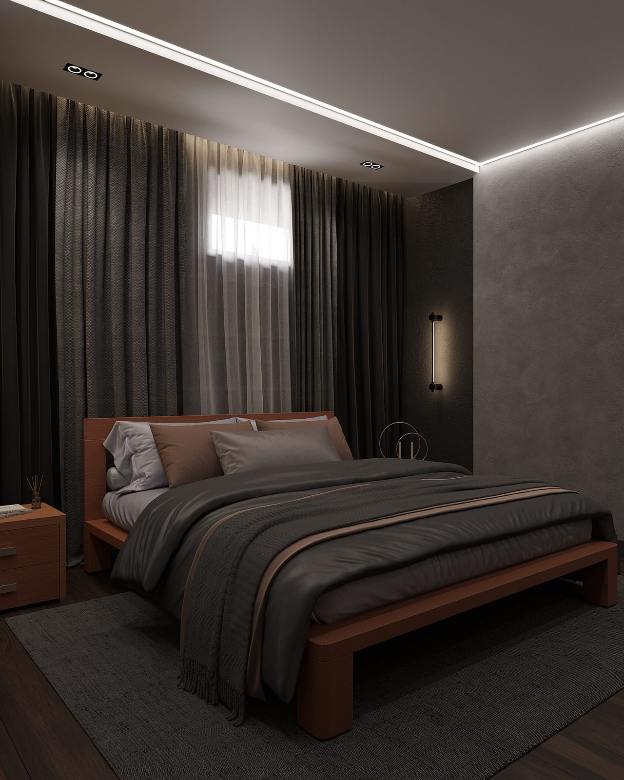 Интерьер загородного дома кардинально отличающийся от домов в округе