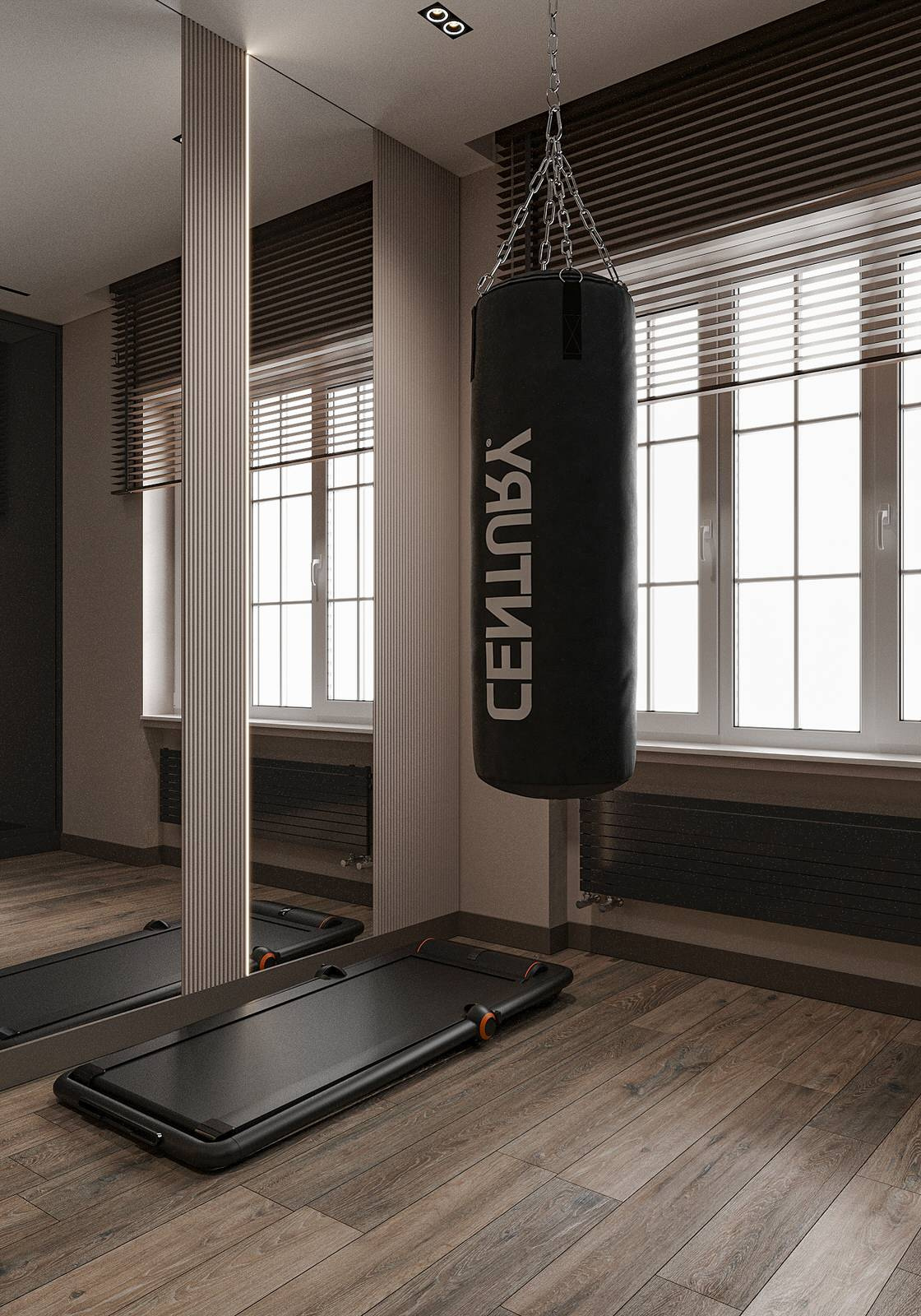 Интерьер загородного дома кардинально отличающийся от домов в округе