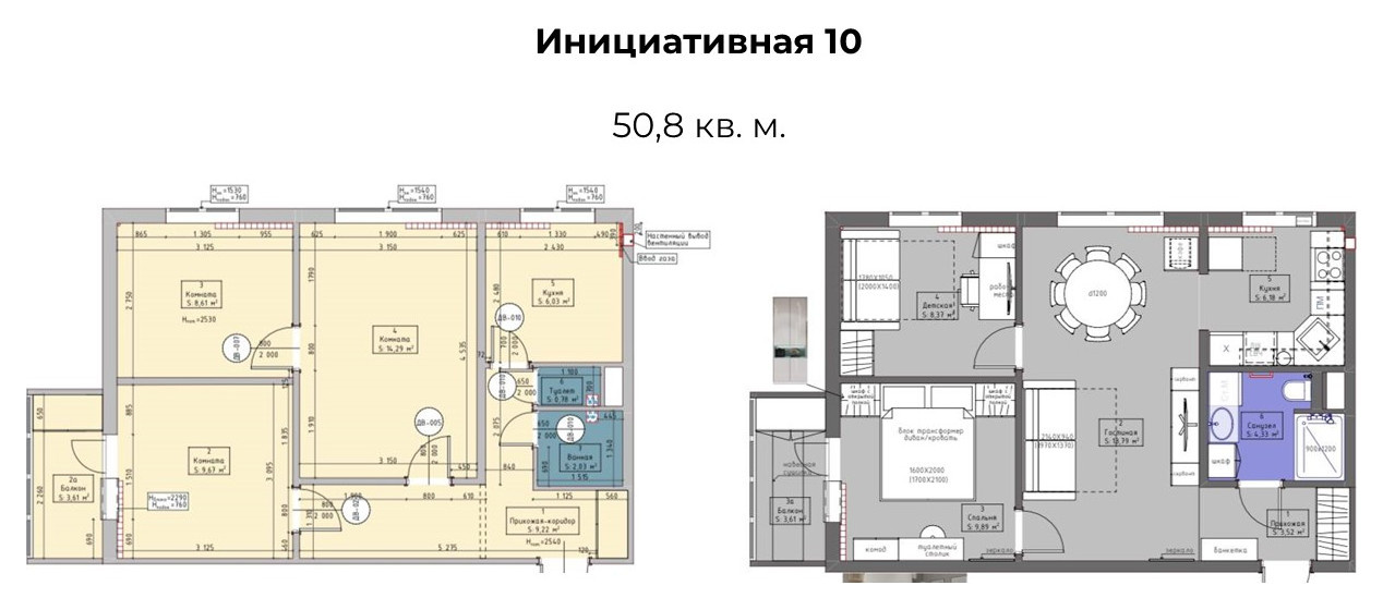 Планировочные решения