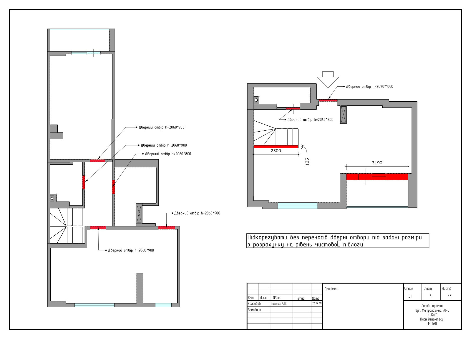 Wohnung 95 m2 (Apartmens 95 sq m) 2019-2020