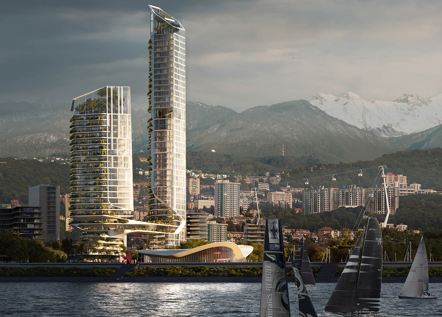 Центральная набережная г.Сочи