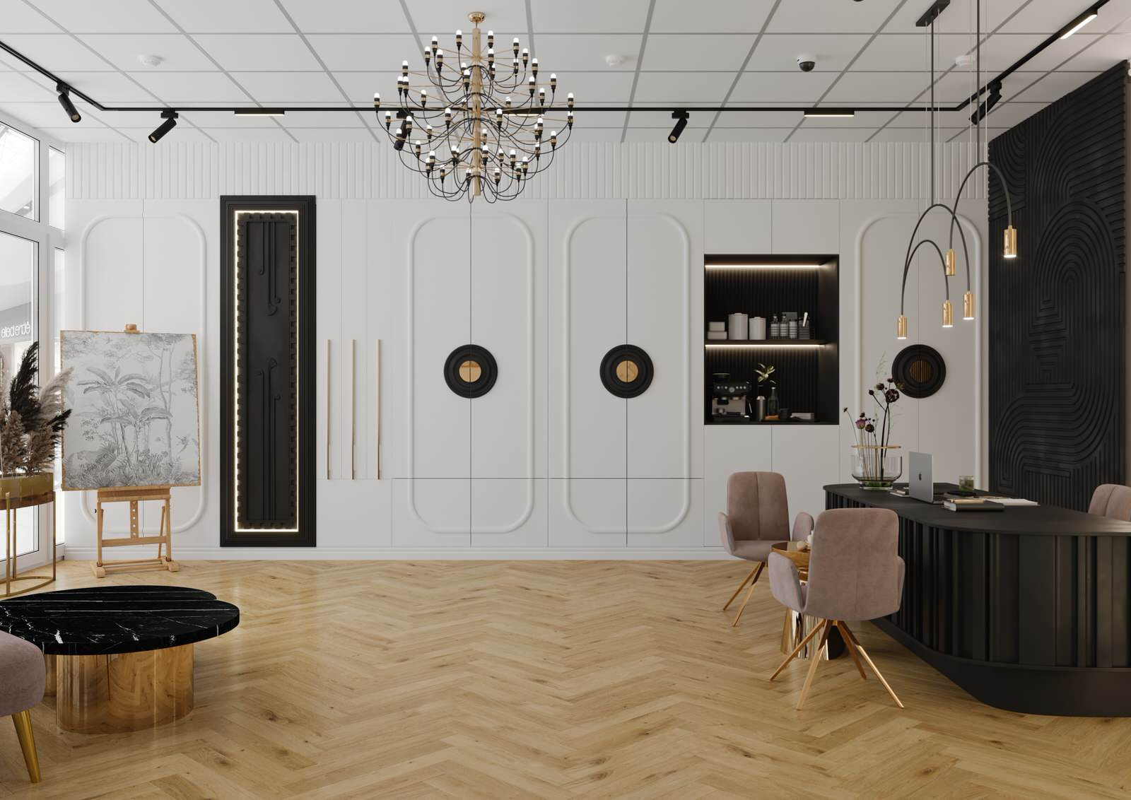 Салон продаж лепнины. Вариант 2