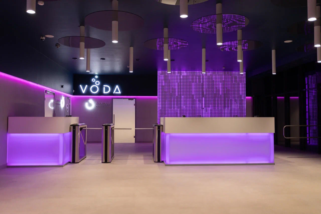 Освещение для термального комплекса VODA