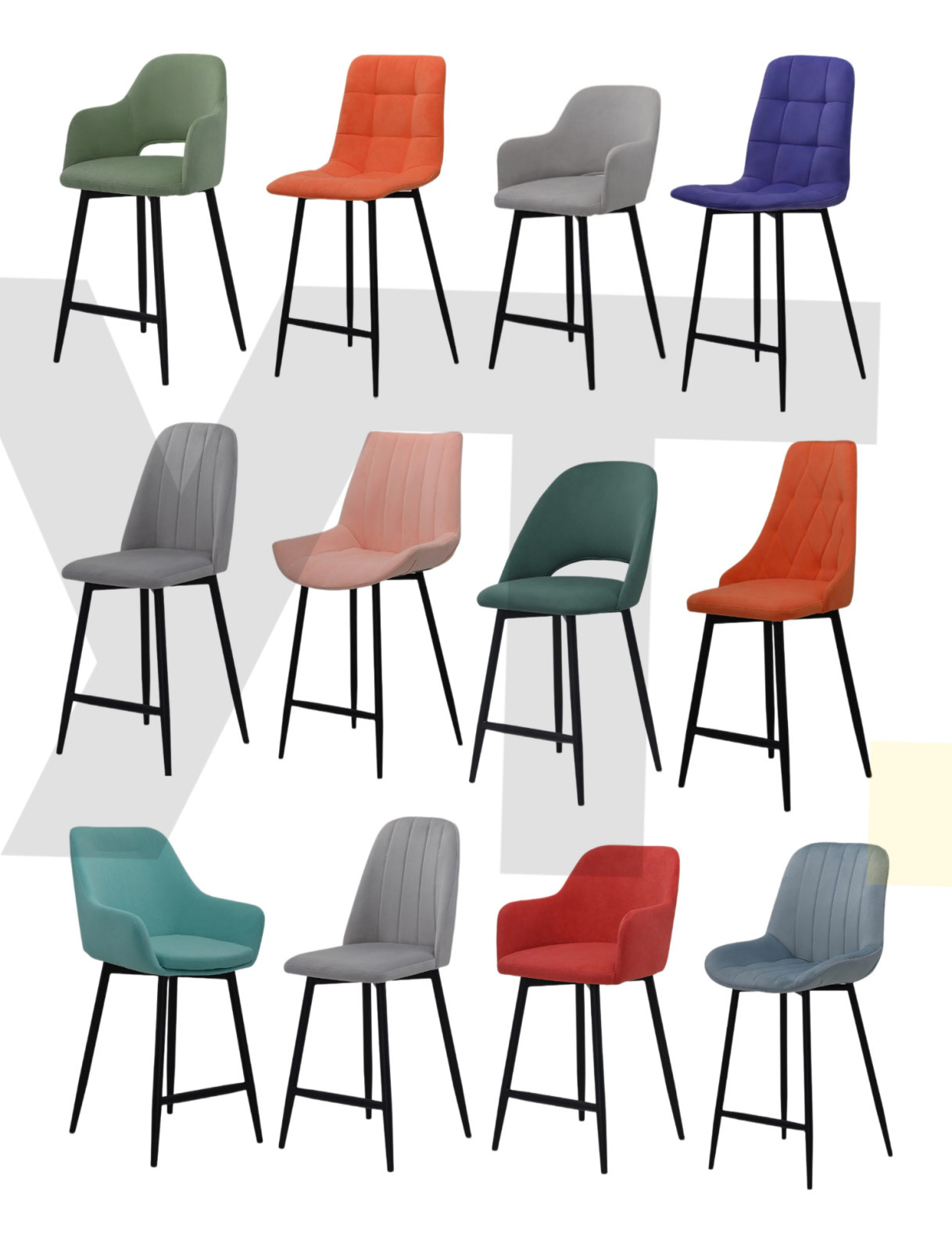 Обеденные и барные стулья