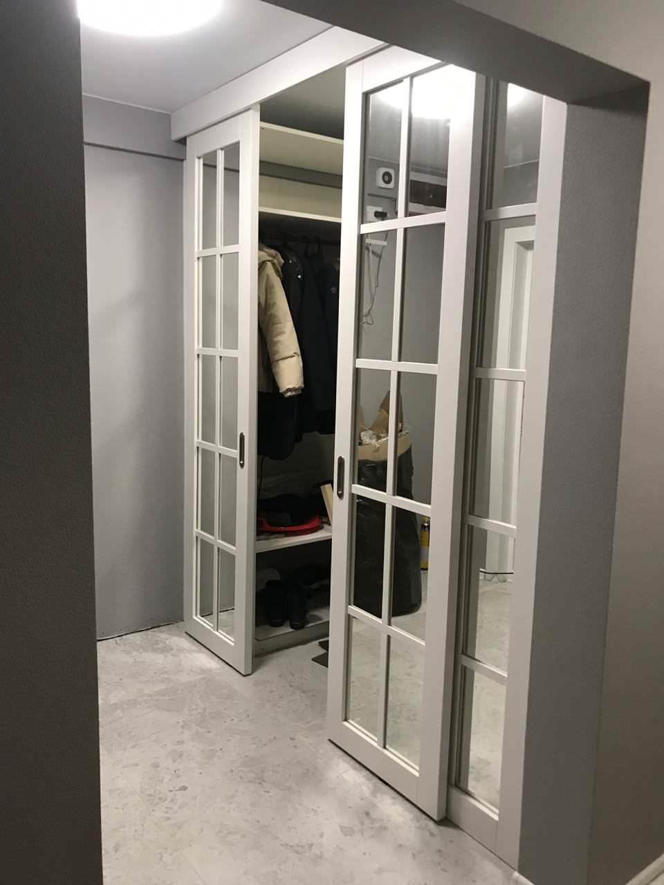 Обложка проекта: Перегородка в гардеробную