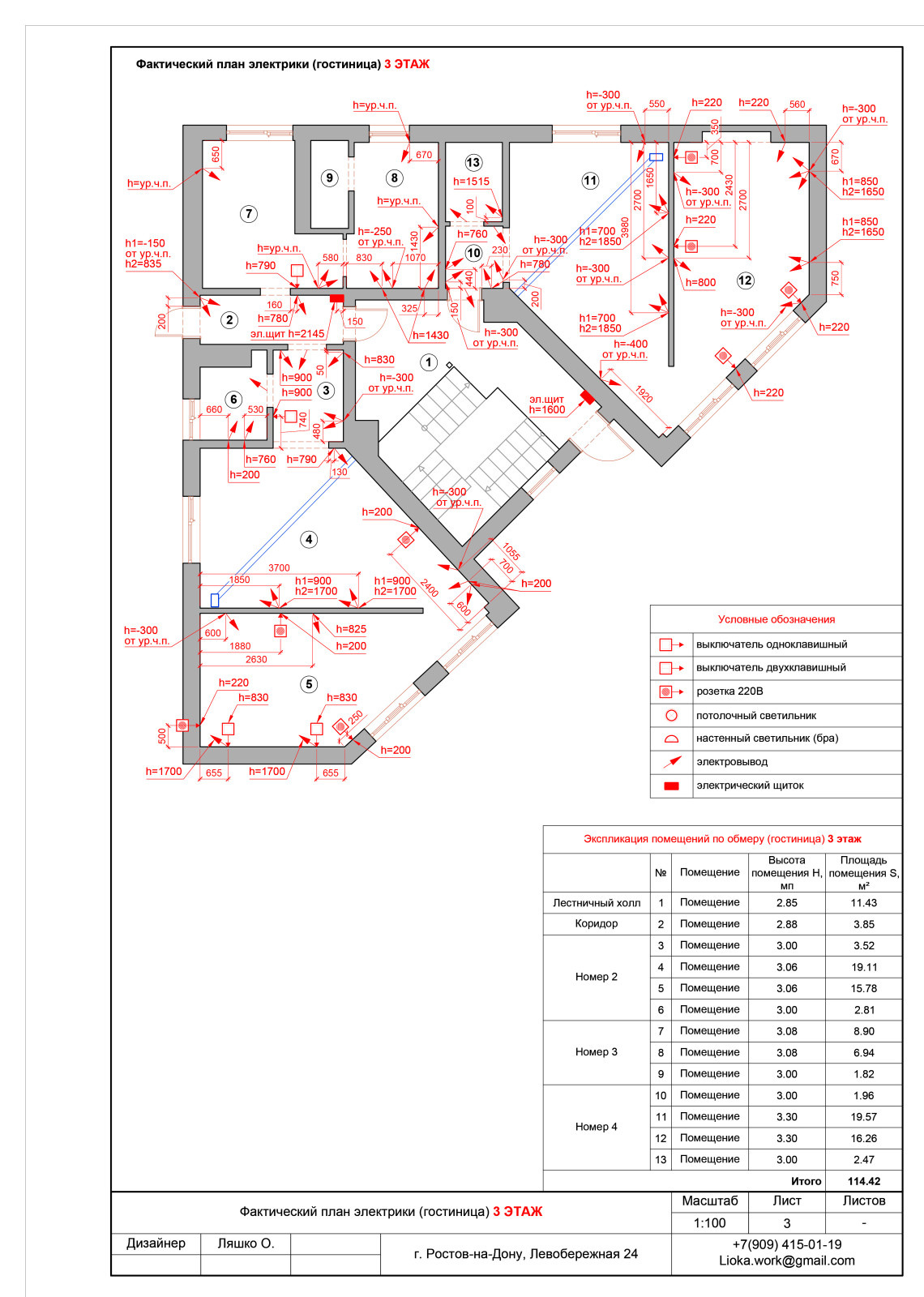 Технический проект (мини-гостиница Левый берег)