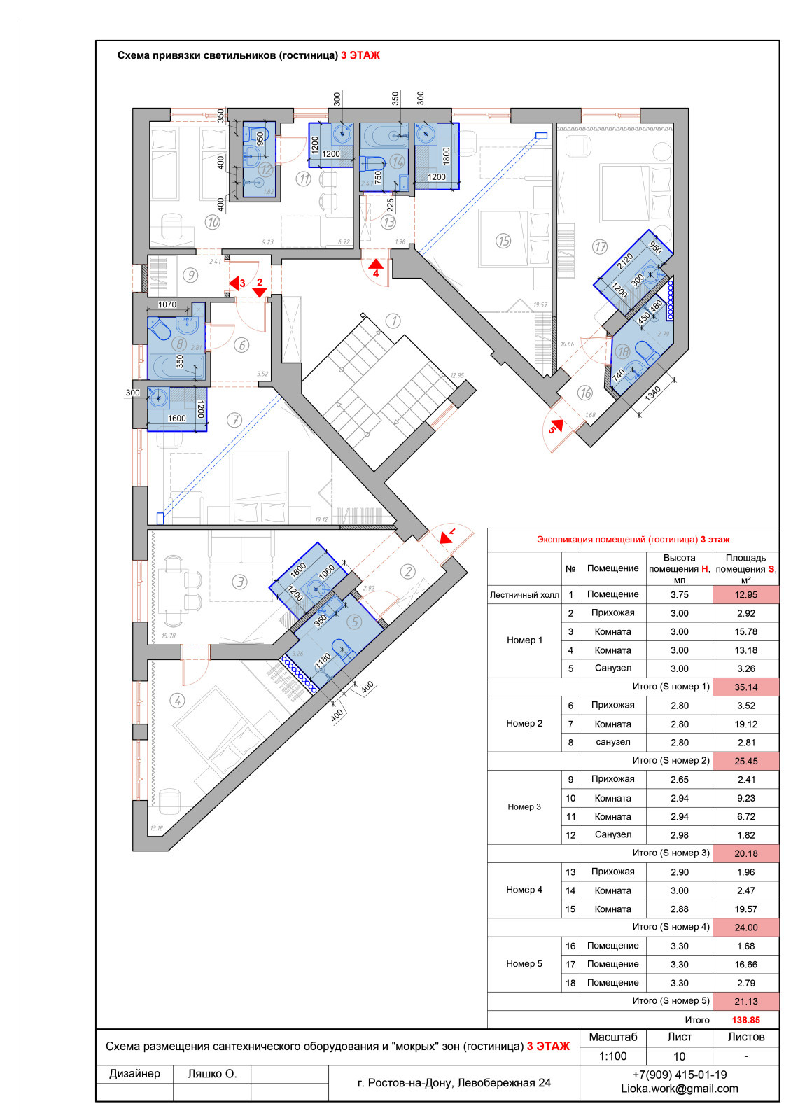 Обложка проекта: Технический проект (мини-гостиница Левый берег)