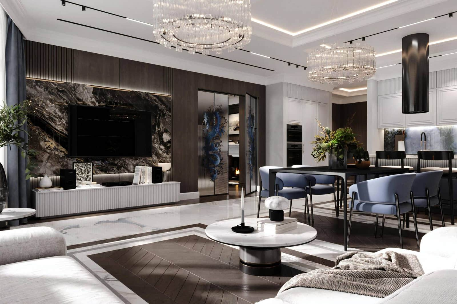 Дизайн и ремонт квартиры в ЖК "Триколор" — Квартира с секретом