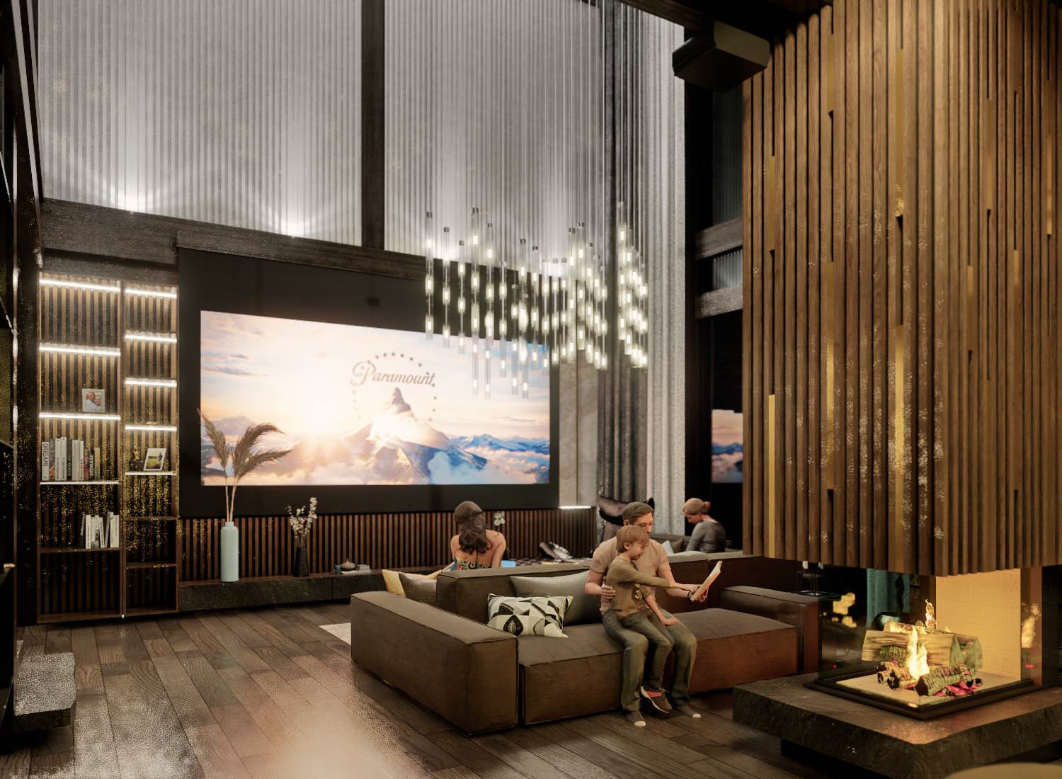 Living room/Stair hall (Forest line)