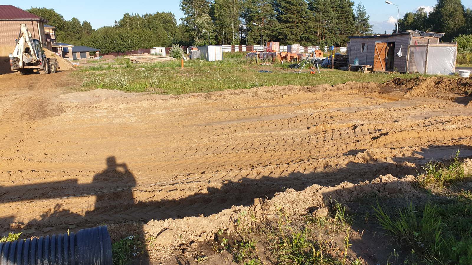 Благоустройство участка загородного дома, устройство дренажа и водоотведение