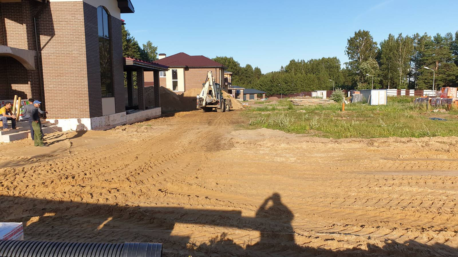 Благоустройство участка загородного дома, устройство дренажа и водоотведение